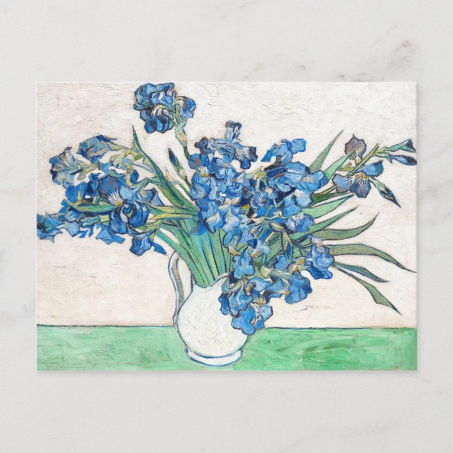 Vincent van Gogh Impressionist Blommigt Postcard Vykort (Framsida)