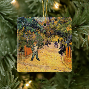 Vincent van Gogh - Ingång till offentlig park, Arl Julgransprydnad Keramik