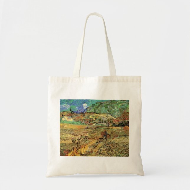 Vincent van Gogh - Inhägnat sädesfält med bonde Tygkasse (Framsidan)