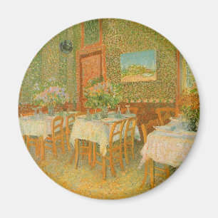Vincent van Gogh - Insida i en restaurant Magnet
