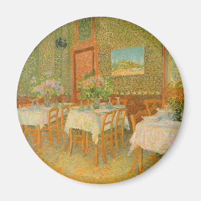 Vincent van Gogh - Insida i en restaurant Magnet (Framsidan)