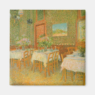 Vincent van Gogh - Insida i en restaurant Magnet