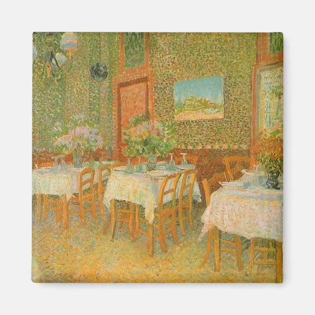 Vincent van Gogh - Insida i en restaurant Magnet (Framsidan)