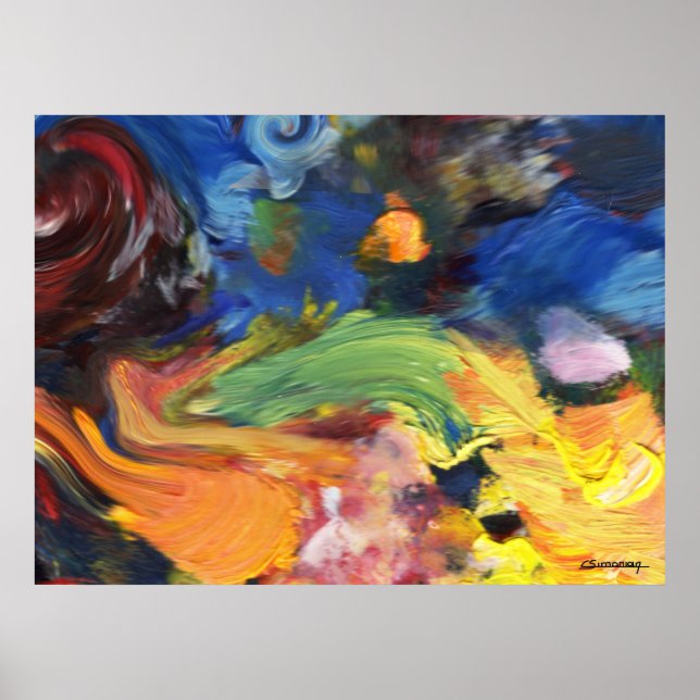 Vincent Van Gogh inspiration Poster (Framsidan)