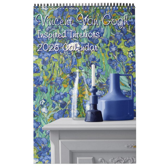 Vincent Van Gogh Inspirerade Interiörer 2026 Kalender (Omslag)