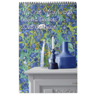 Vincent Van Gogh Inspirerade Interiörer 2026 Kalender