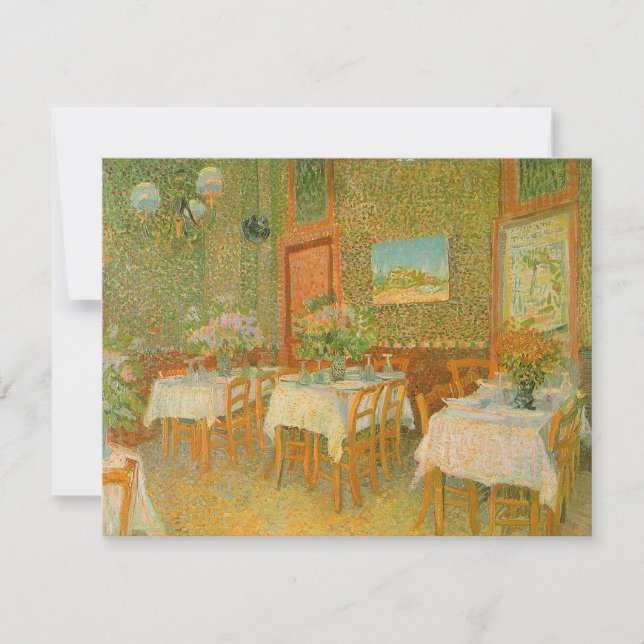 Vincent van Gogh - Interiör av en restaurang (Framsida)
