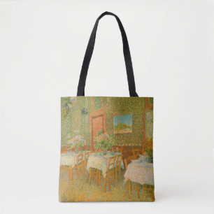 Vincent van Gogh - Interiör från en restaurang Tygkasse