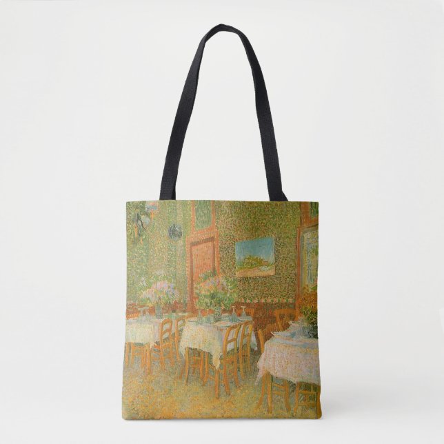 Vincent van Gogh - Interiör från en restaurang Tygkasse (Framsida)