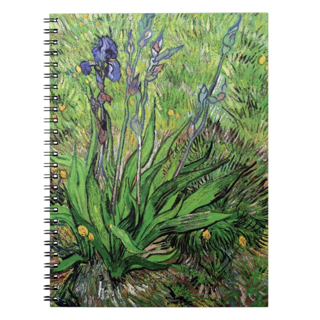 Vincent Van Gogh - Iris Naturälskaren Finkonst Anteckningsbok (Framsidan)