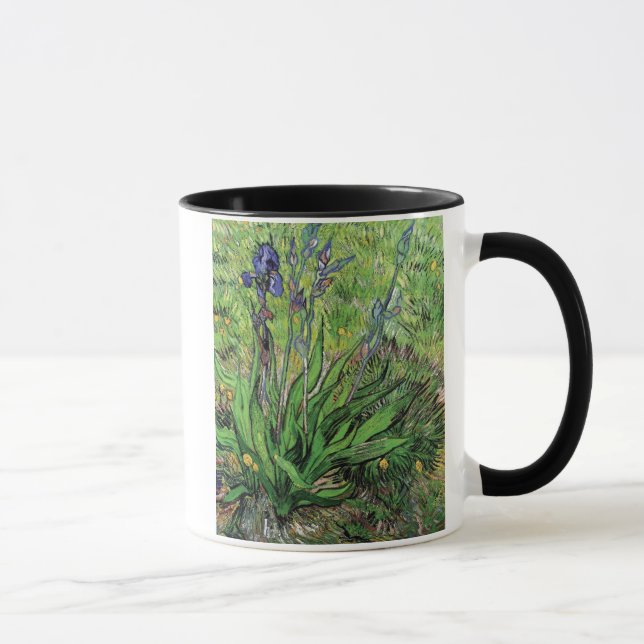 Vincent Van Gogh - Iris Naturälskaren Finkonst Mugg (Höger)