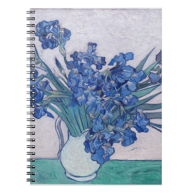 Vincent Van Gogh. Irisar     Anteckningsbok (Framsidan)