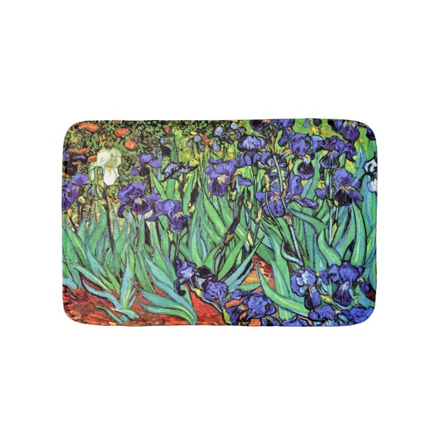Vincent Van Gogh - Irisar - Blomsterälskare Finkon Badrumsmatta (Framsidan)