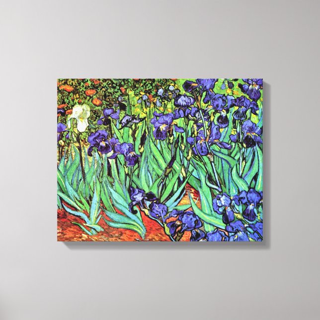 Vincent Van Gogh - Irisar - Blomsterälskare Finkon Canvastryck (Framsida)