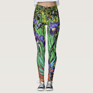 Vincent Van Gogh - Irisar - Blomsterälskare Finkon Leggings