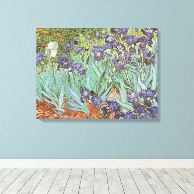 Vincent van Gogh - Irisar Canvastryck (Insitu (trägolv))