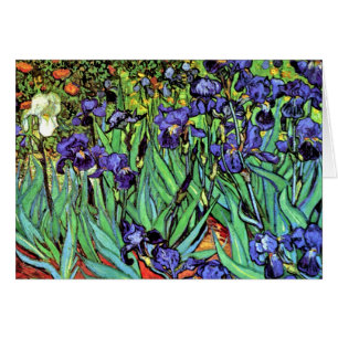 Vincent Van Gogh - Irisar - Flower Lover Fine Art Hälsningskort