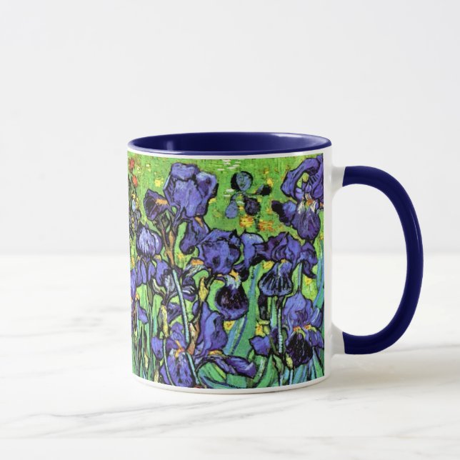 Vincent Van Gogh - Irisar - Flower Lover Fine Art Mugg (Höger)