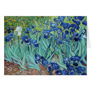Vincent van Gogh Irisar Hälsningskort