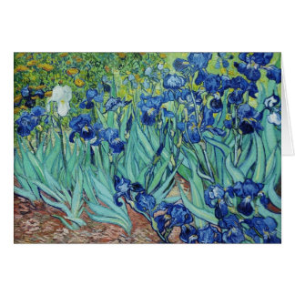 Vincent van Gogh Irisar Hälsningskort