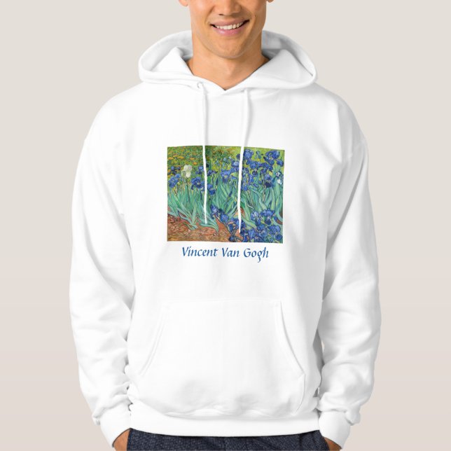 Vincent Van Gogh - Irisar Hoodie (Framsida)