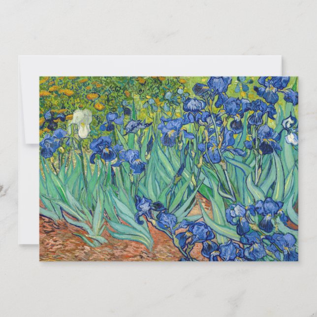 Vincent Van Gogh - Irisar Inbjudningar (Framsida)