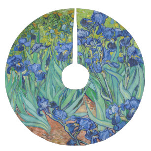 Vincent Van Gogh - Irisar Julgransmatta Borstad Polyester