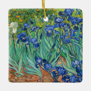 Vincent Van Gogh - Irisar Julgransprydnad Keramik