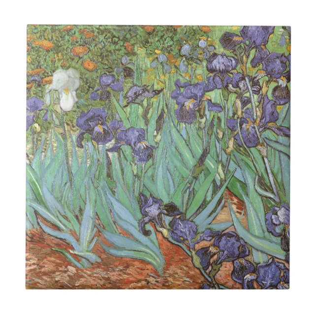 Vincent van Gogh - Irisar Kakelplatta (Framsidan)
