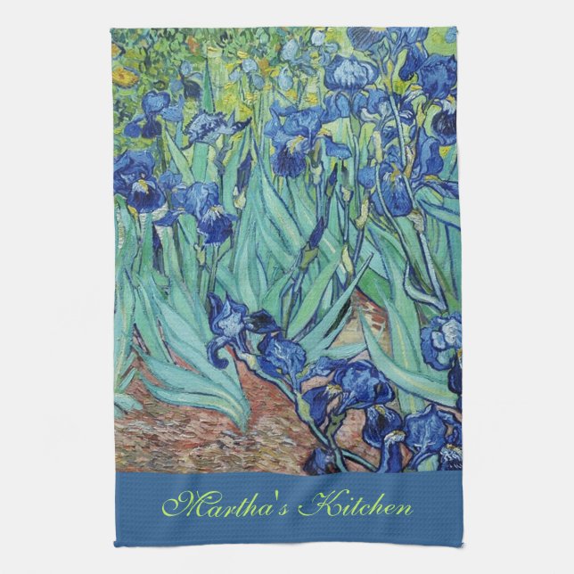 Vincent van Gogh, Irisar Kökshandduk (Vertikal)