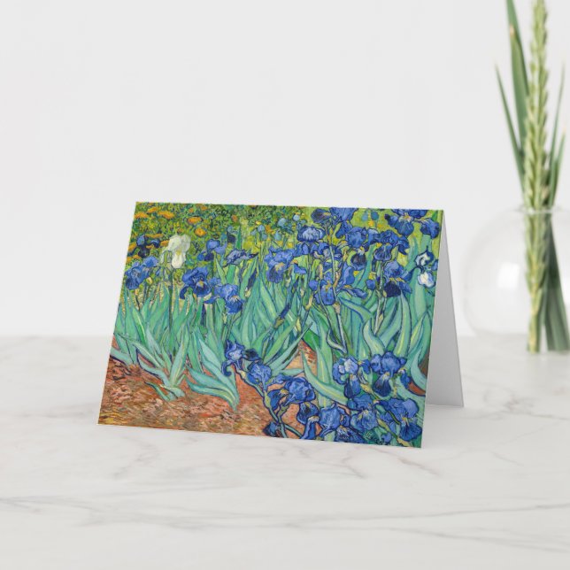 Vincent Van Gogh - Irisar Kort (Framsida)