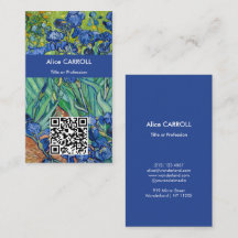 Vincent Van Gogh - Irisar - QR-kod