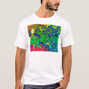 Vincent Van Gogh - Iriser - Blomsterälskare Popkon Tee Shirt