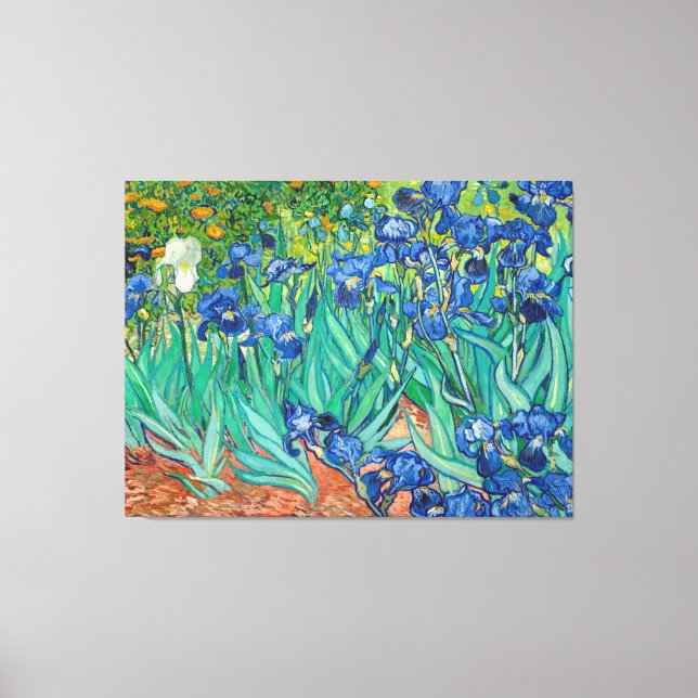 VINCENT VAN GOGH - Irises 1889 Canvastryck (Framsida)