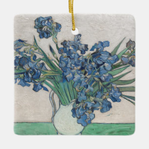 Vincent Van Gogh Irises, 1890 Julgransprydnad Keramik