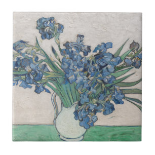 Vincent Van Gogh Irises, 1890 Kakelplatta