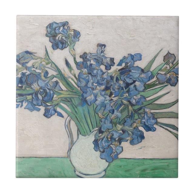 Vincent Van Gogh | Irises, 1890 Kakelplatta (Framsidan)