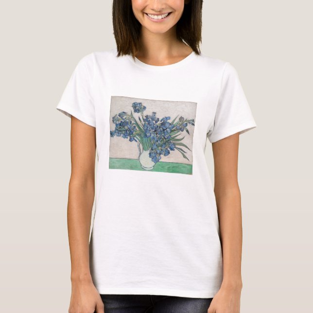 Vincent Van Gogh | Irises, 1890 T-shirt (Framsida)