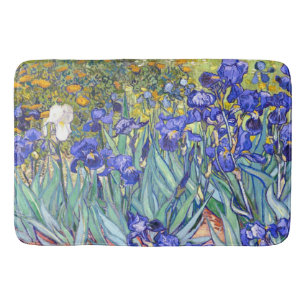 Vincent Van Gogh Irises Blommigt Vintage Fine Art Badrumsmatta