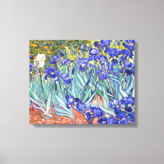 Vincent Van Gogh Irises Blommigt Vintage Fine Art Canvastryck