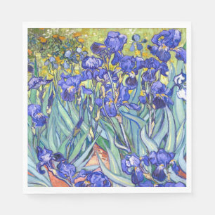 Vincent Van Gogh Irises Blommigt Vintage Fine Art Pappersservett