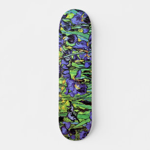 Vincent Van Gogh Irises - Blomsterälskare Mini Skateboard Bräda 18,5 Cm
