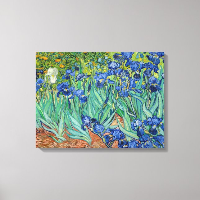 Vincent Van Gogh - Irises Canvastryck (Framsida)