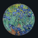 Vincent Van Gogh - Irises Darttavla<br><div class="desc">Irises/Iris - Vincent Van Gogh,  1889</div>