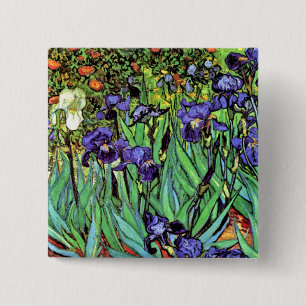 Vincent Van Gogh - Irises - Flower Älskare Fine Ar Knapp