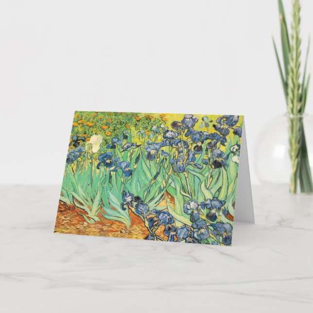 Vincent Van Gogh - Irises Helgkort (Framsida)
