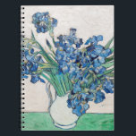 Vincent Van Gogh Irises. Impressionistisk blommigt Anteckningsbok<br><div class="desc">Vincent Van Gogh "Irises" bärbar dator. Impressionistisk blommigt konst.</div>