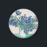 Vincent Van Gogh Irises. Impressionistisk blommigt Magnet<br><div class="desc">Vincent Van Gogh "Irises"-magnet. Impressionistisk blommigt konst.</div>