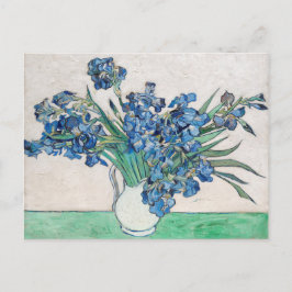 Vincent Van Gogh Irises. Impressionistisk blommigt Vykort