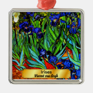 Vincent Van Gogh, Irises Julgransprydnad Metall